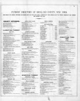 Directory 1, Rockland County 1876